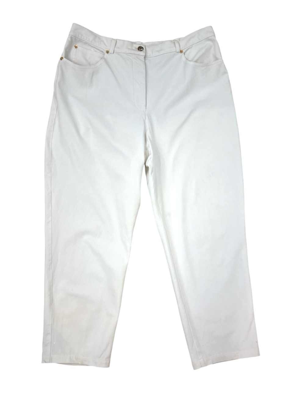 St John Collection by Marie Gray Ivory Womens Dress Pants Straight Leg SIZE 16